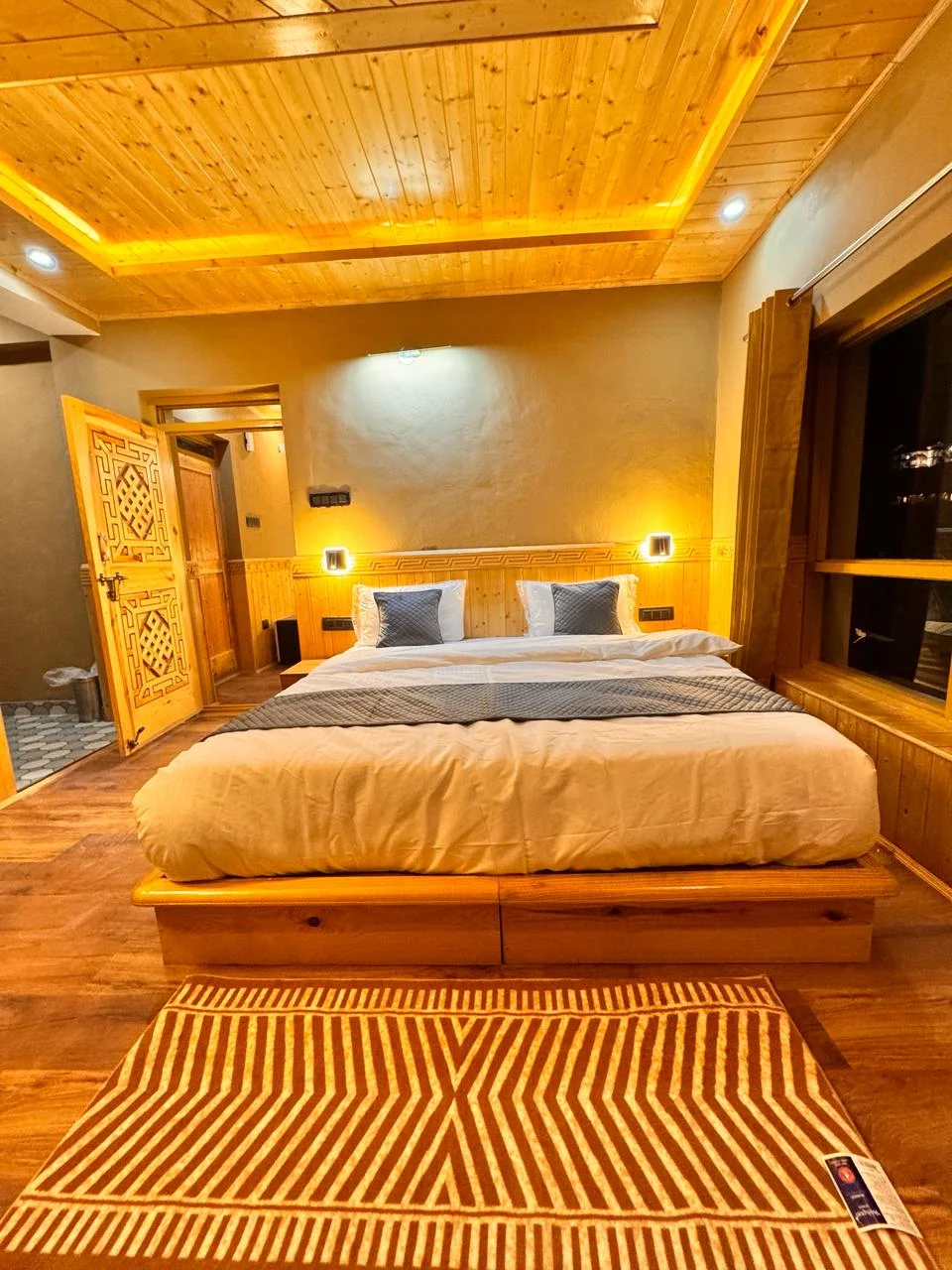 Nestled amidst open valleys and dramatic mountain ranges.